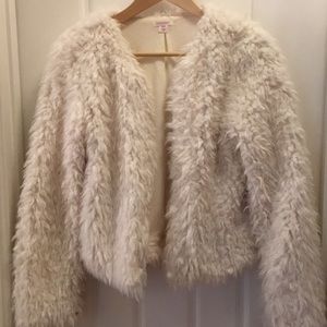 Xhilaration / Target novelty faux fur jacket - Med
